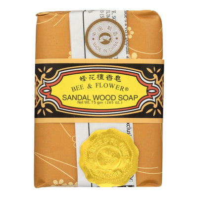 Bee And Flower Soap Sandalwood - 2.65 Oz - Case Of 12 - Orca Market