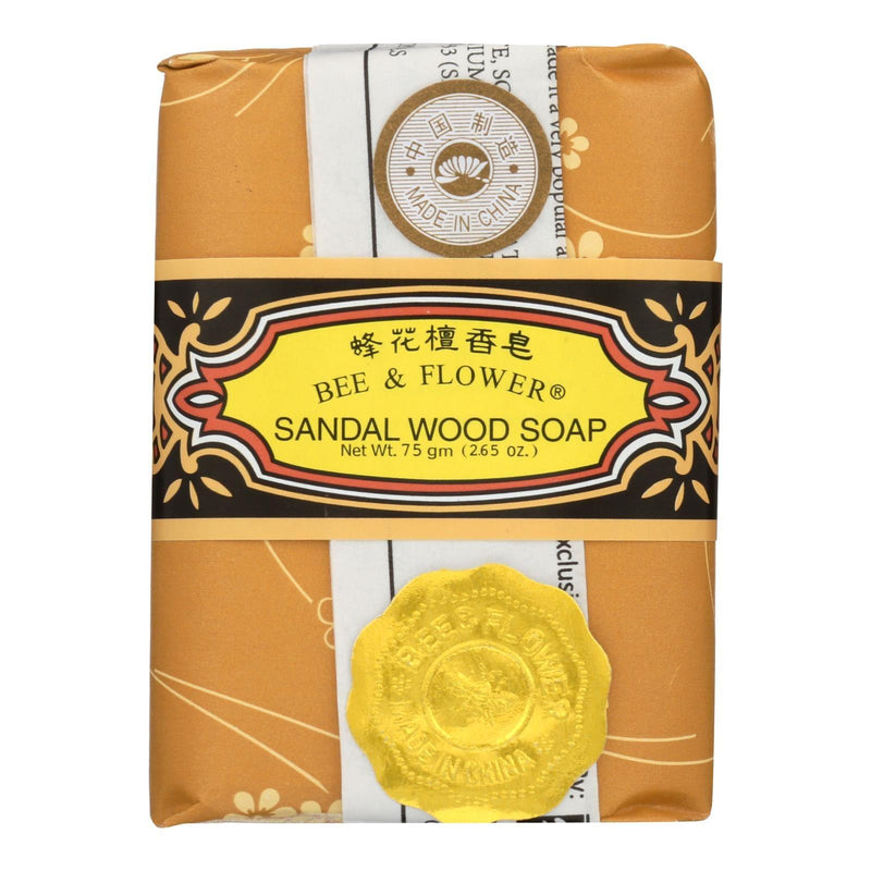 Bee And Flower Soap Sandalwood - 2.65 Oz - Case Of 12 - Orca Market