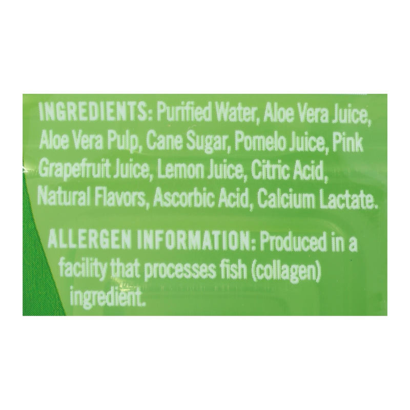 Alo Original Appeal Aloe Vera Juice Drink - Pomelo Lemon And Pink Grapefruit - Case Of 12 - 16.9 Fl Oz. - Orca Market