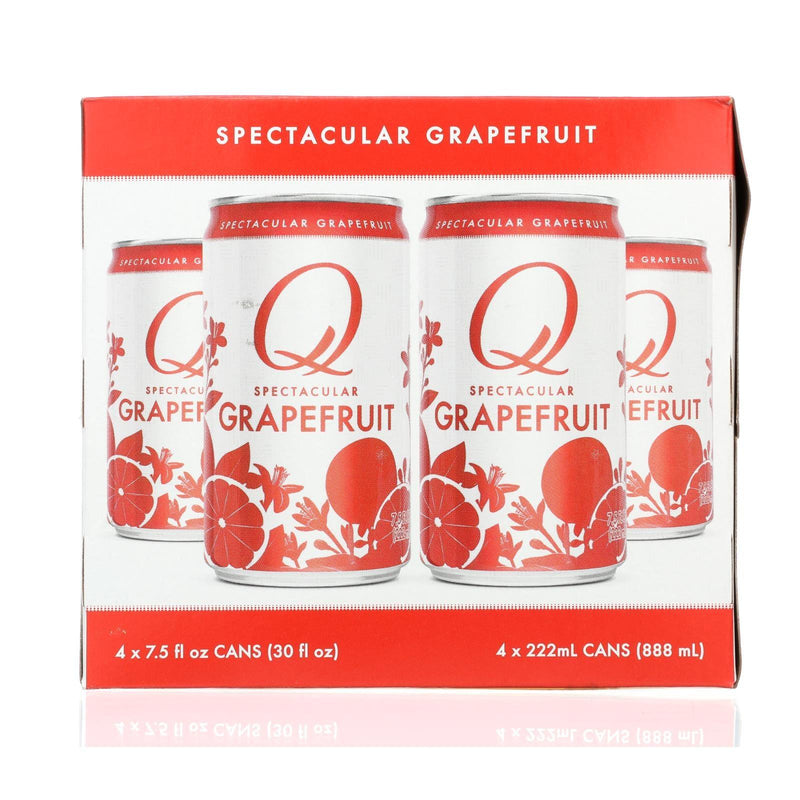 Q Drinks - Sparkling Grapefruit - Case Of 6/4 Packs - 7.5oz Cans - Orca Market