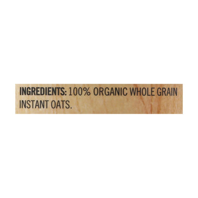 Woodstock Organic Instant Oatmeal - Case Of 12 - 16 Oz - Orca Market