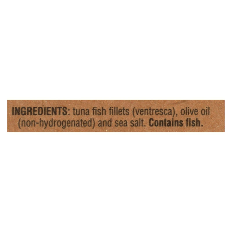 Tonnino Tuna Tuna Ventresca In Olive Oil - Case Of 6 - 4 Oz - Orca Market