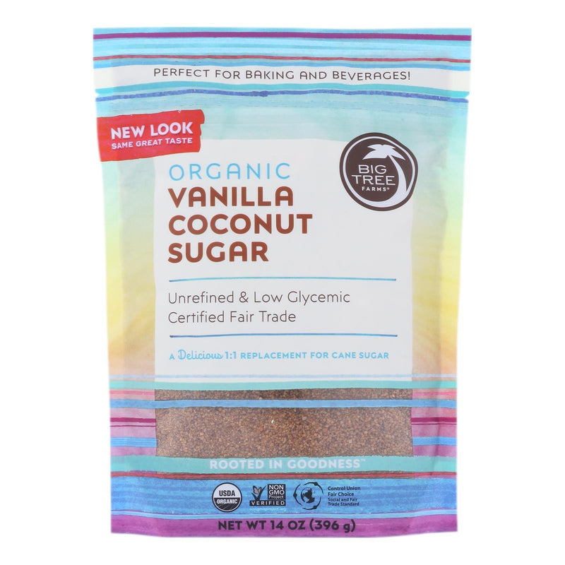 Big Tree Farms Coconut Palm Sugar - Vanilla - Case Of 6 - 14 Oz. - Orca Market