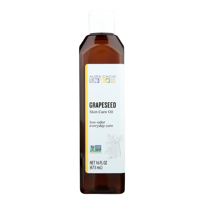 Aura Cacia - Natural Skin Care Oil Grapeseed - 16 Fl Oz - Orca Market