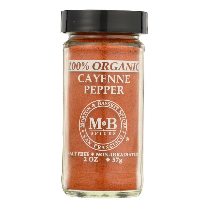 Morton And Bassett Organic Cayenne Pepper - Cayenne Pepper - Case Of 3 - 2 Oz. - Orca Market