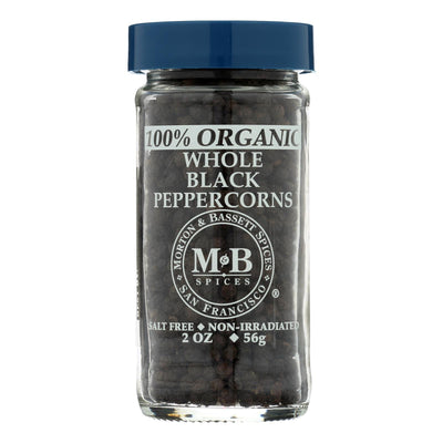 Morton And Bassett Whole Black Pepper - Black Paper - Case Of 3 - 2 Oz. - Orca Market