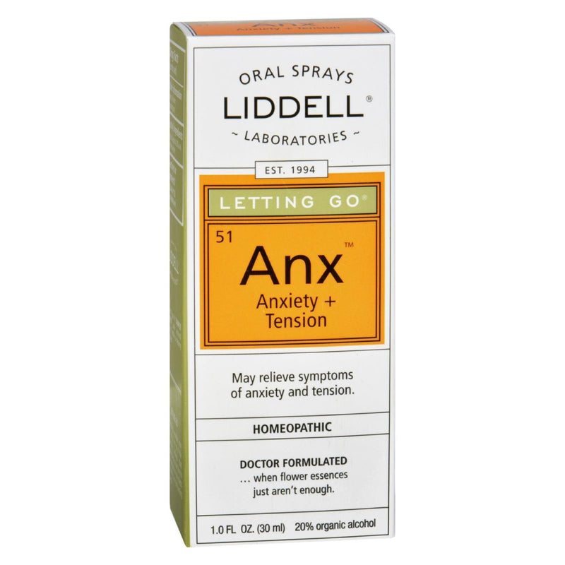 Liddell Homeopathic Letting Go Anxiety Spray - 1 Fl Oz - Orca Market