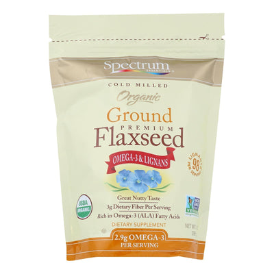 Spectrum Essentials Organic Ground Flaxseed - 14 Oz - Orca Market