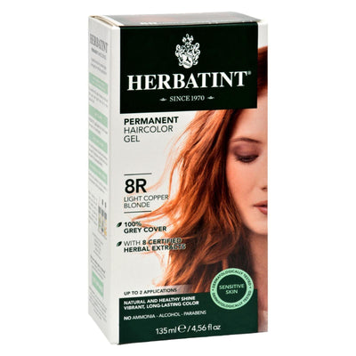 Herbatint Permanent Herbal Haircolour Gel 8r Light Copper Blonde - 135 Ml - Orca Market