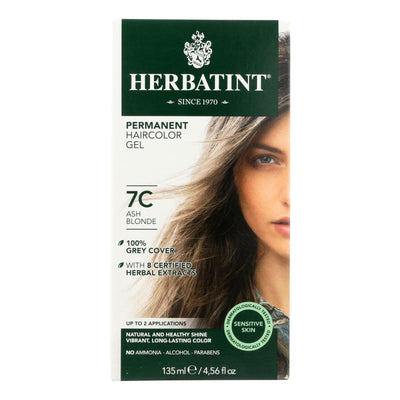 Herbatint Permanent Herbal Haircolour Gel 7c Ash Blonde - 135 Ml - Orca Market