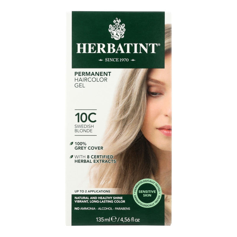 Herbatint Haircolor Kit Ash Swedish Blonde 10c - 1 Kit - Orca Market