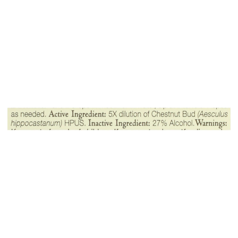 Bach Flower Remedies Essences Chestnut Bud - 0.7 Fl Oz - Orca Market