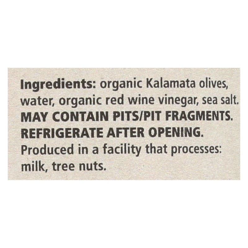 Divina - Organic Pitted Kalamata Olives - Case Of 6 - 6 Oz. - Orca Market