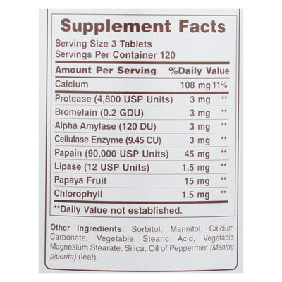 American Health - Super Papaya Enzyme Plus Chewable - 360 Chewable Tablets - Orca Market