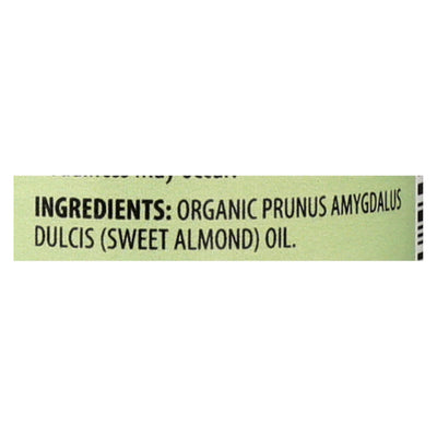 Aura Cacia - Organic Aromatherapy Sweet Almond Oil - 4 Fl Oz - Orca Market