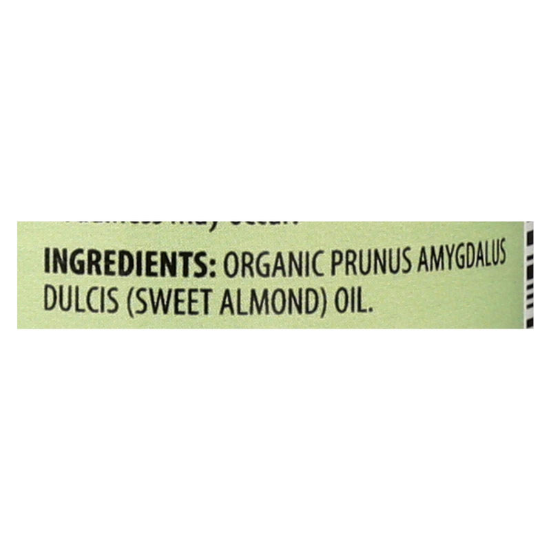 Aura Cacia - Organic Aromatherapy Sweet Almond Oil - 4 Fl Oz - Orca Market