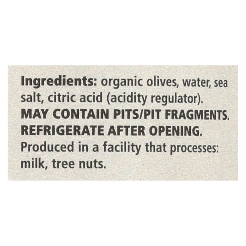 Divina - Organic Pitted Green Olives - Case Of 6 - 6 Oz. - Orca Market