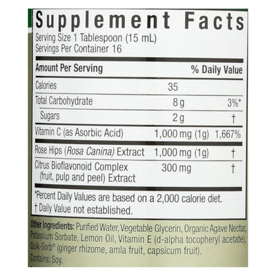 Nature's Answer - Liquid Vitamin C - 8 Fl Oz - Orca Market