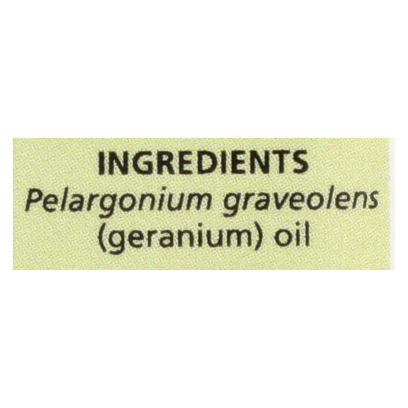 Aura Cacia - Pure Essential Oil Geranium - 0.5 Fl Oz - Orca Market