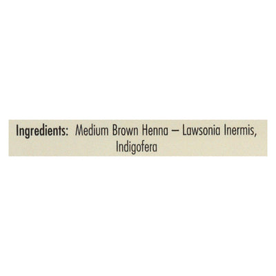 Rainbow Research Henna Hair Color And Conditioner Persian Medium Brown Chestnut - 4 Oz - Orca Market