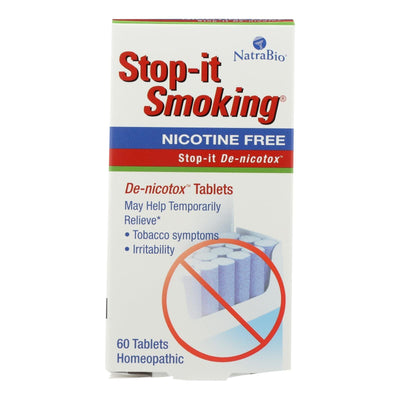 Natrabio Stop-it Smoking Detoxifying - 60 Tablets - Orca Market