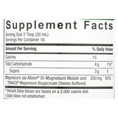 Nature's Answer - Magnesium Malate And Glycinate - Liquid - 16 Fl Oz - Orca Market