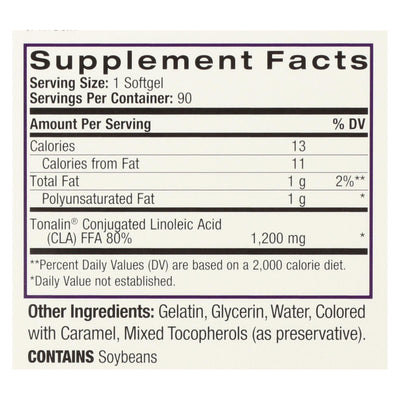 Natrol Tonalin Cla - 1200 Mg - 90 Softgels - Orca Market