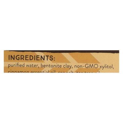 Redmond Trading Company Earthpaste Natural Toothpaste Cinnamon - 4 Oz - Orca Market