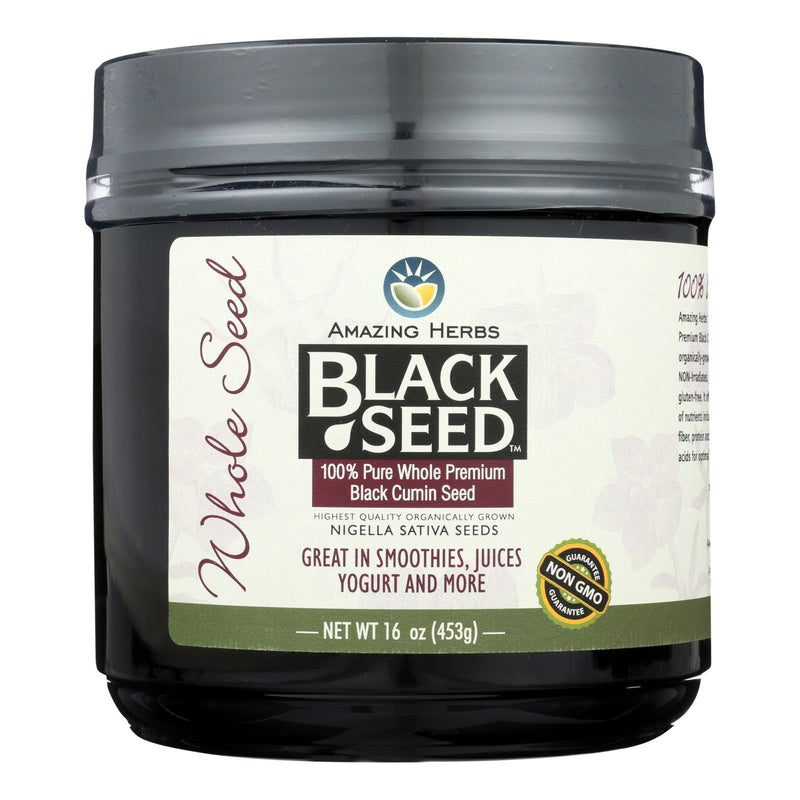 Amazing Herbs - Black Seed Whole Seed - 16 Oz - Orca Market