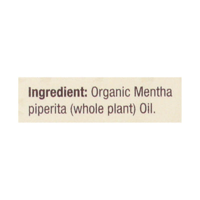 Nature's Answer - Organic Essential Oil - Peppermint - 0.5 Oz. - Orca Market