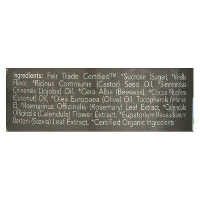 Ecolips Organic Lip Scrub - Vanilla Bean - Case Of 6 - 0.5 Oz. - Orca Market