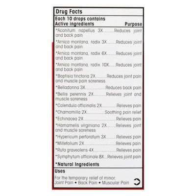 T-relief - Pain Relief Oral Drops - Arnica Plus 12 Natural Ingredients - 1.69 Oz - Orca Market