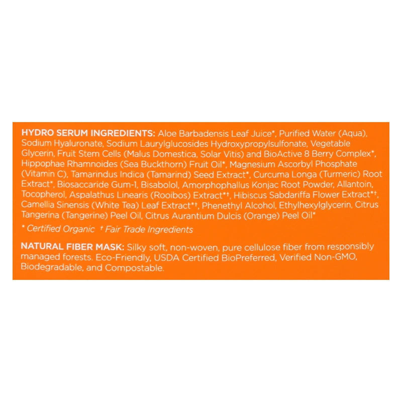 Andalou Naturals Instant Brighten & Tighten Facial Mask - Vitamin C - Case Of 6 - 0.6 Fl Oz - Orca Market