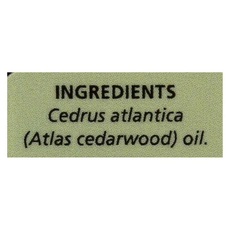 Aura Cacia - Essential Oil - Atlas Cedar Wood - 0.5 Fl Oz. - Orca Market