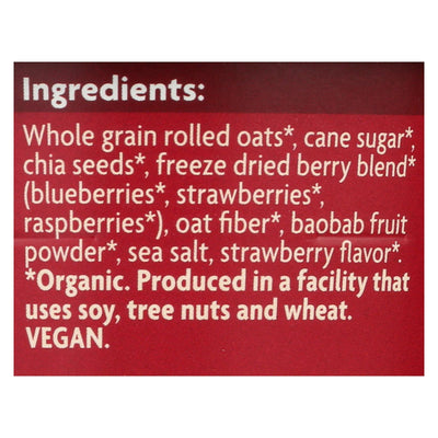 Nature's Path Organic Hot Oatmeal -summer Berries Boost - Case Of 12 - 1.94 Oz - Orca Market