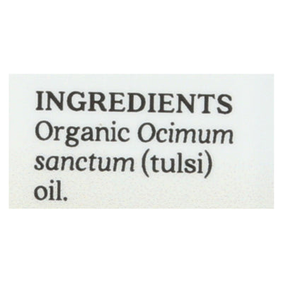 Aura Cacia - Essential Oil - Holy Basil - Case Of 1 - .25 Fl Oz. - Orca Market