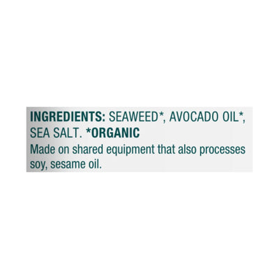 Gimme Seaweed Snacks - Seawd Snack Avocado Oil - Case Of 10-.92 Oz - Orca Market