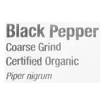 Frontier Herb Organic Coarse Black Pepper - Single Bulk Item - 1lb - Orca Market