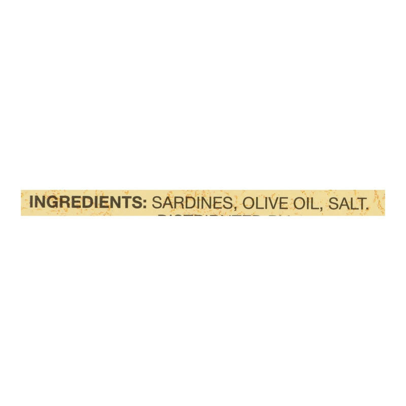 Reese Sardines - Skinless Boneless In Olive Oil - Case Of 10 - 3.75 Oz - Orca Market