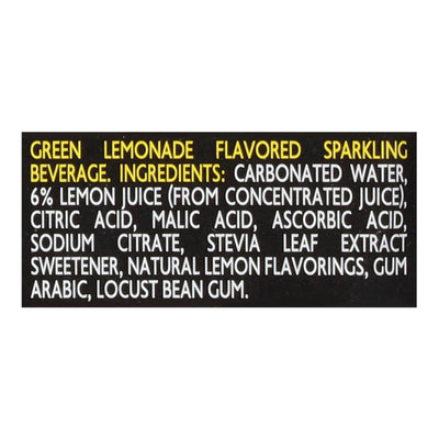 Green - Sparkling Lemonade - Case Of 4-6/12 Fz - Orca Market