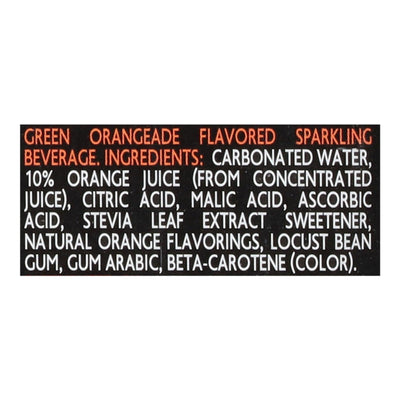 Green - Sparkling Orangeade - Case Of 4-6/12 Fz - Orca Market