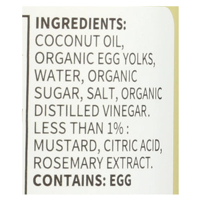 Chosen Foods - Coconut Oil Mayo - Case Of 6 - 12 Fl Oz. - Orca Market