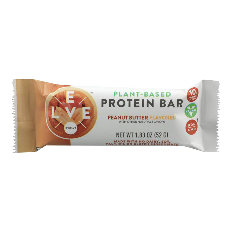 Evolve - Prot Bar Peanut Butter - Case Of 12 - 1.83 Oz