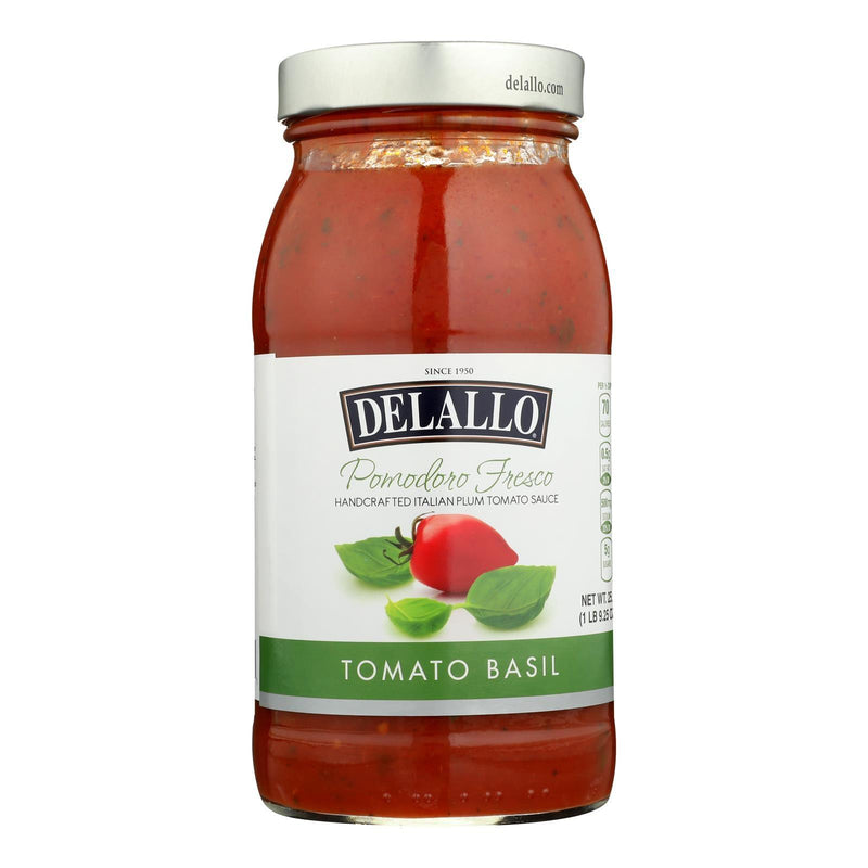 Delallo Sauce - Fresco - Tomato Basil - Case Of 6 - 25.25 Ounce