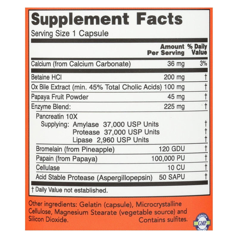 Now Foods - Super Enzyme - 1 Each-90 Vcap - Orca Market