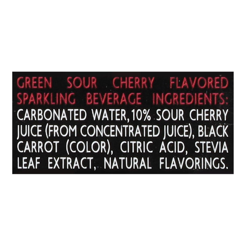 Green - Sparkling Sour Cherry - Case Of 4-6/12 Fz - Orca Market