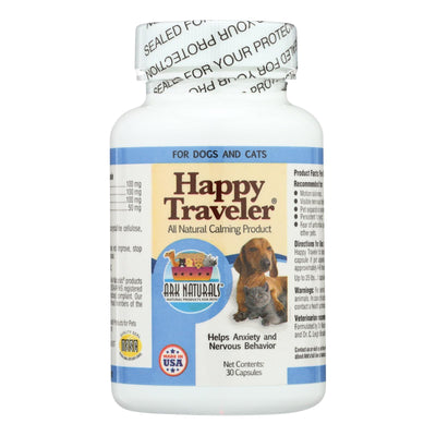 Ark Naturals Happy Traveler For Dogs And Cats - 30 Capsules - Orca Market