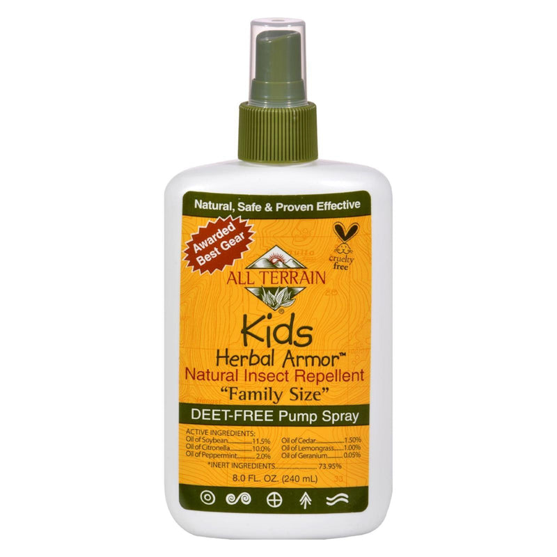 All Terrain - Herbal Armor Natural Insect Repellent - Kids - Family Sz - 8 Oz - Orca Market