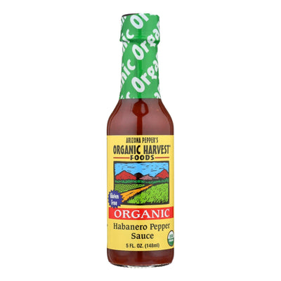 Organic Harvest Pepper Sauce - Habanero - Case Of 12 - 5 Oz. - Orca Market