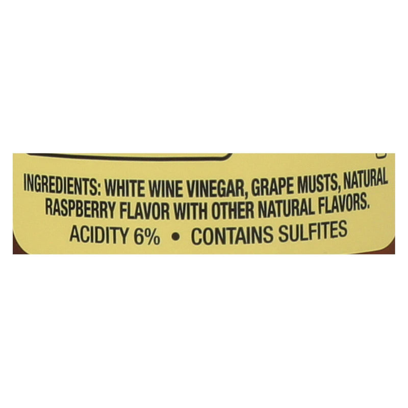 Alessi - Vinegar - White Balsamic Raspberry Blush - Case Of 6 - 8.5 Fl Oz. - Orca Market